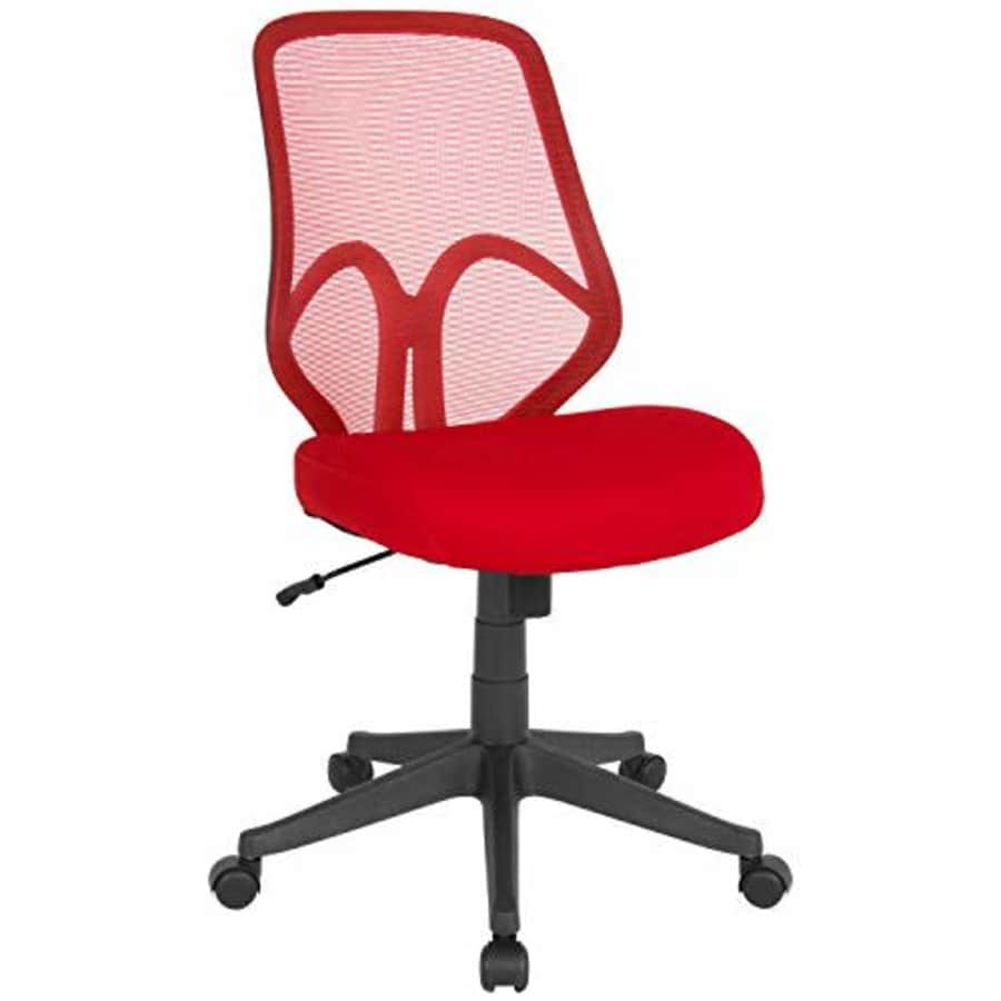 Flash Furniture Salerno Series High Back Red Mesh Office Chair for $139 Flash Furniture Salerno Series High Back Red Mesh Office Chair for $139