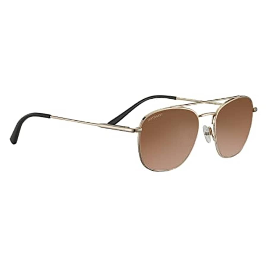 Serengeti Carroll Square Sunglasses, Shiny Rose Gold, Medium for $127 Serengeti Carroll Square Sunglasses, Shiny Rose Gold, Medium for $127