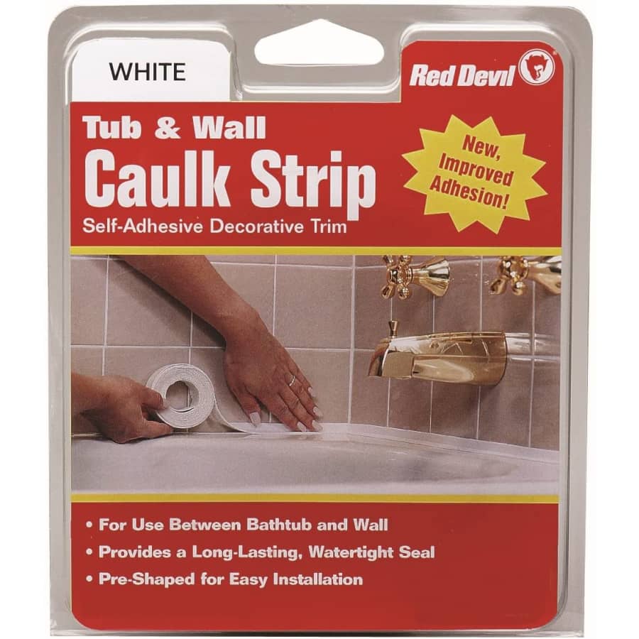 Red Devil Tub & Wall Caulk Strip 3-Pack for $32 Red Devil Tub & Wall Caulk Strip 3-Pack for $32