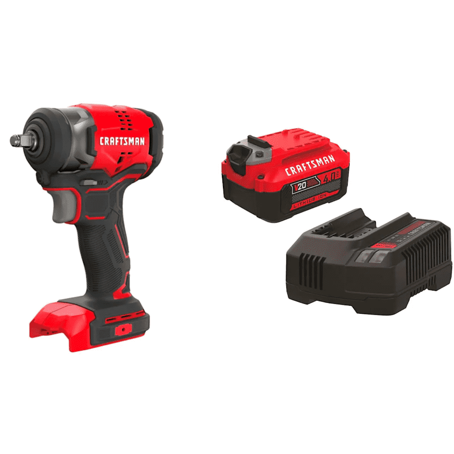 Craftsman 20V Max Cordless Impact Wrench w/ Battery Kit for $99 Craftsman 20V Max Cordless Impact Wrench w/ Battery Kit for $99