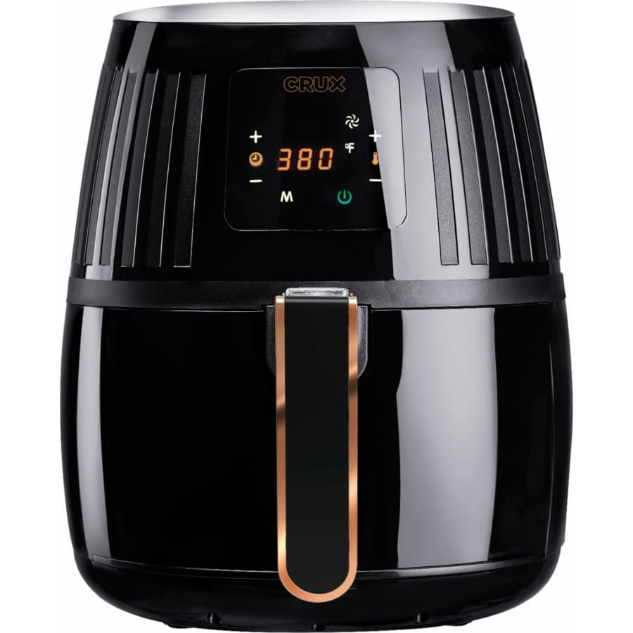 Crux 2.6-Quart Touchscreen Air Convection Fryer for $30 in cart Crux 2.6-Quart Touchscreen Air Convection Fryer for $30 in cart