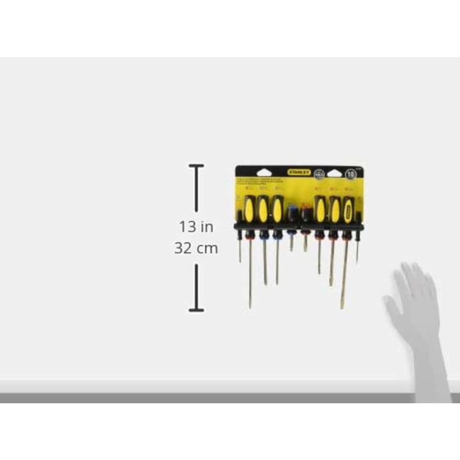 Stanley Tools Stanley 60-100 10-Piece Standard Fluted Screwdriver Set for $31