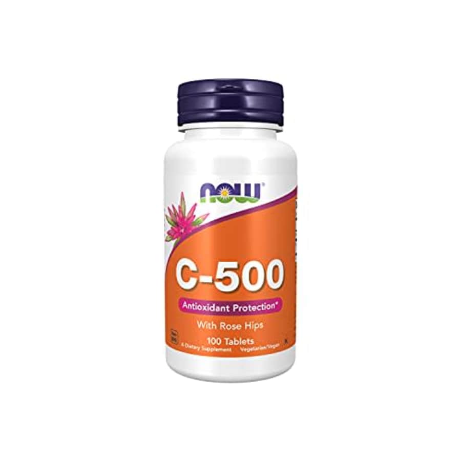 Now Foods NOW Supplements, Vitamin C-500 with Rose Hips, Antioxidant Protection*, 100 Tablets for $11