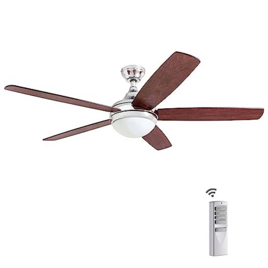 Prominence Home 80095-01 Ashby Ceiling Fan with Remote Control and Dimmable Integrated LED Light for $161 Prominence Home 80095-01 Ashby Ceiling Fan with Remote Control and Dimmable Integrated LED Light for $161