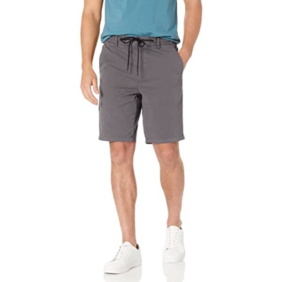 BOSS Men's Soft Twill Cotton Mix Shorts, Asphalt Grey, 40R for $63 BOSS Men's Soft Twill Cotton Mix Shorts, Asphalt Grey, 40R for $63