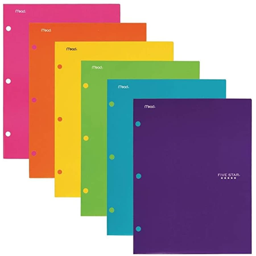 Five Star 4 Pocket Folder for $1