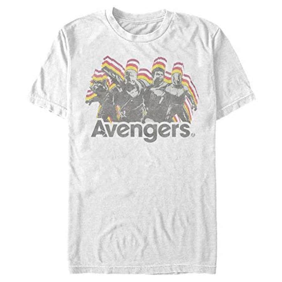 Marvel Men's T-Shirt, White, Small for $17