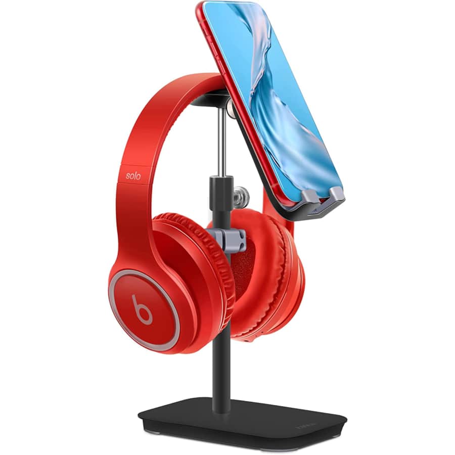 Esolei 2-in-1 Phone & Headphones Stand for $11