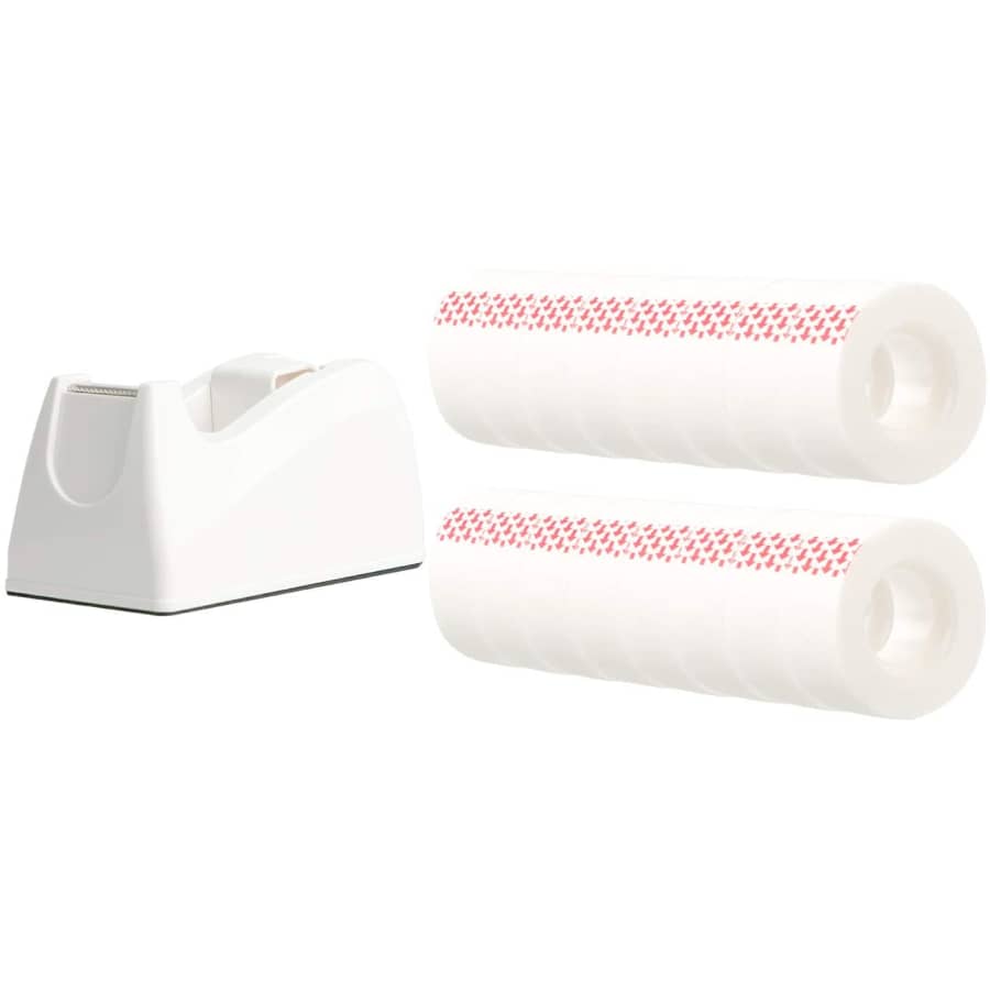 AmazonBasics Clear Tape w/ Dispenser for $10
