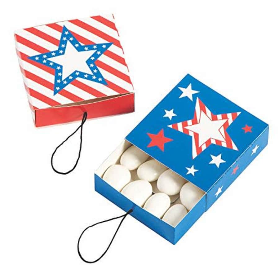 Fun Express Patriotic Pull Favor Boxes - Party Supplies - 24 Pieces for $5 Fun Express Patriotic Pull Favor Boxes - Party Supplies - 24 Pieces for $5