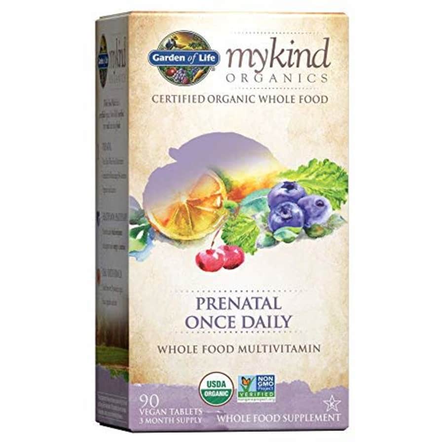 Garden of Life Mykind Organics Prenatal Vitamins - 90 Tablets, Prenatal Once Daily Whole Food for $83 Garden of Life Mykind Organics Prenatal Vitamins - 90 Tablets, Prenatal Once Daily Whole Food for $83