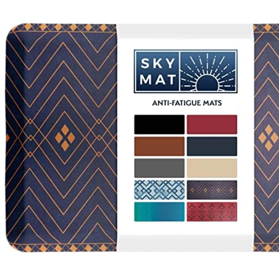 Sky Solutions Anti Fatigue Mat - 3/4" Cushioned Kitchen Rug and Standing Desk Mat & Garage - Non for $35 Sky Solutions Anti Fatigue Mat - 3/4" Cushioned Kitchen Rug and Standing Desk Mat & Garage - Non for $35
