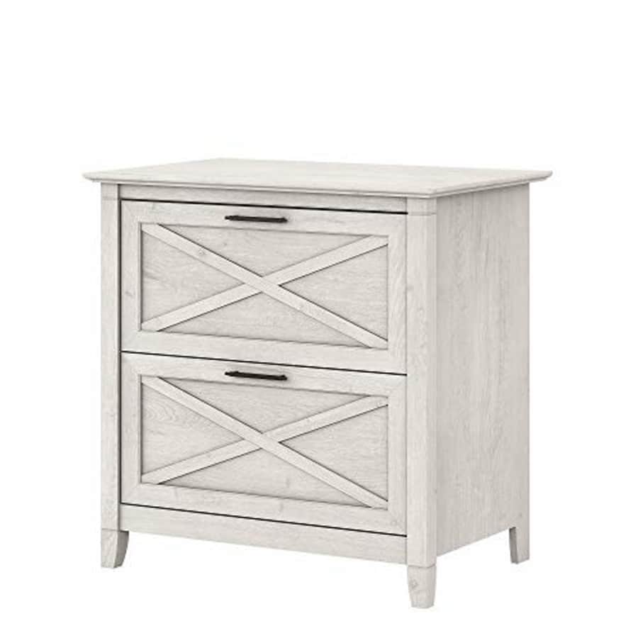 Bush Furniture Key West Lateral File Cabinet | 2 Home Office | Storage with Drawers, Casual, Linen for $172