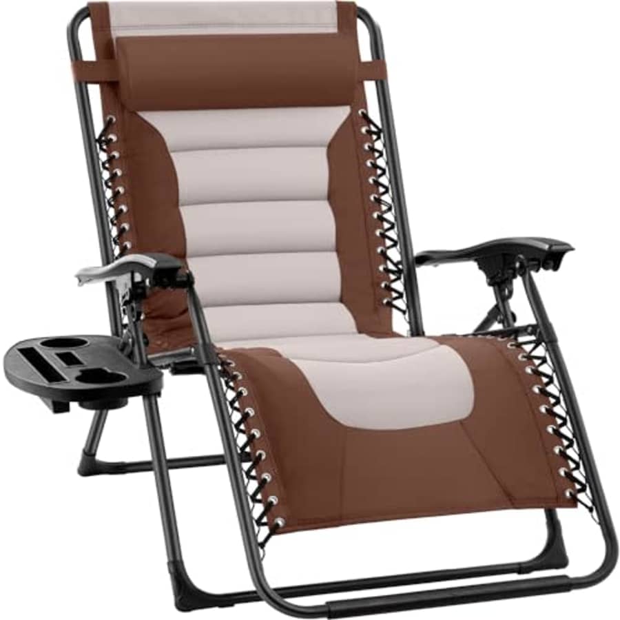 Best Choice Products Oversized Padded Zero Gravity Chair, Folding Outdoor Patio Recliner, XL Anti for $72 Best Choice Products Oversized Padded Zero Gravity Chair, Folding Outdoor Patio Recliner, XL Anti for $72