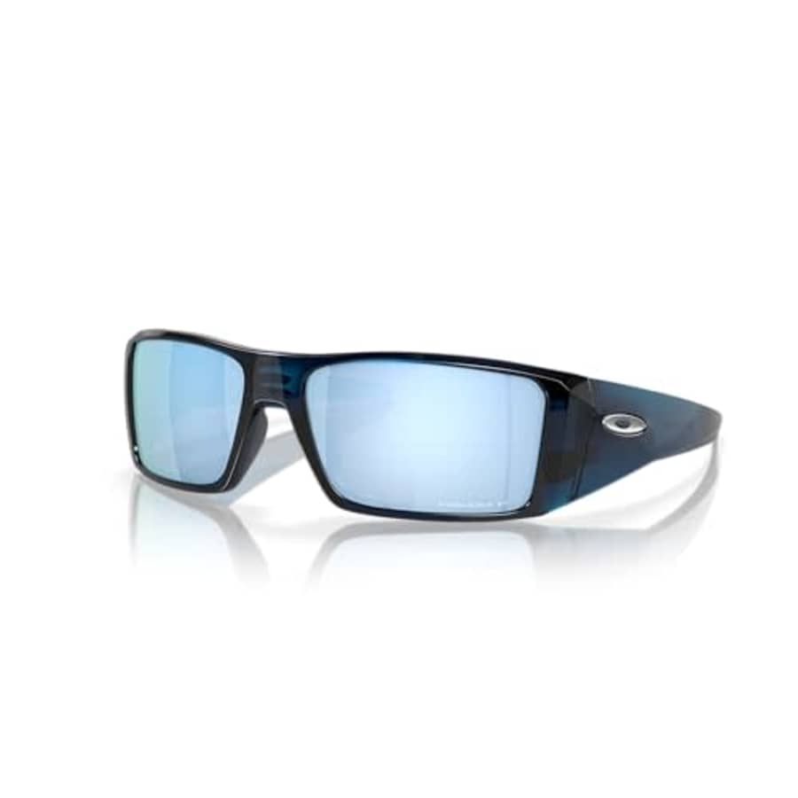 Oakley Men's OO9231 Heliostat Rectangular Sunglasses, Transparent Poseidon/Prizm Deep Water for $201 Oakley Men's OO9231 Heliostat Rectangular Sunglasses, Transparent Poseidon/Prizm Deep Water for $201