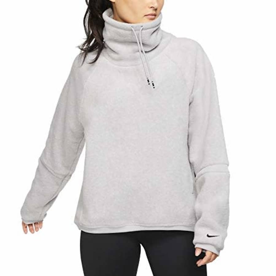 Nike Womens Training Activewear Pullover Top Gray M for $56
