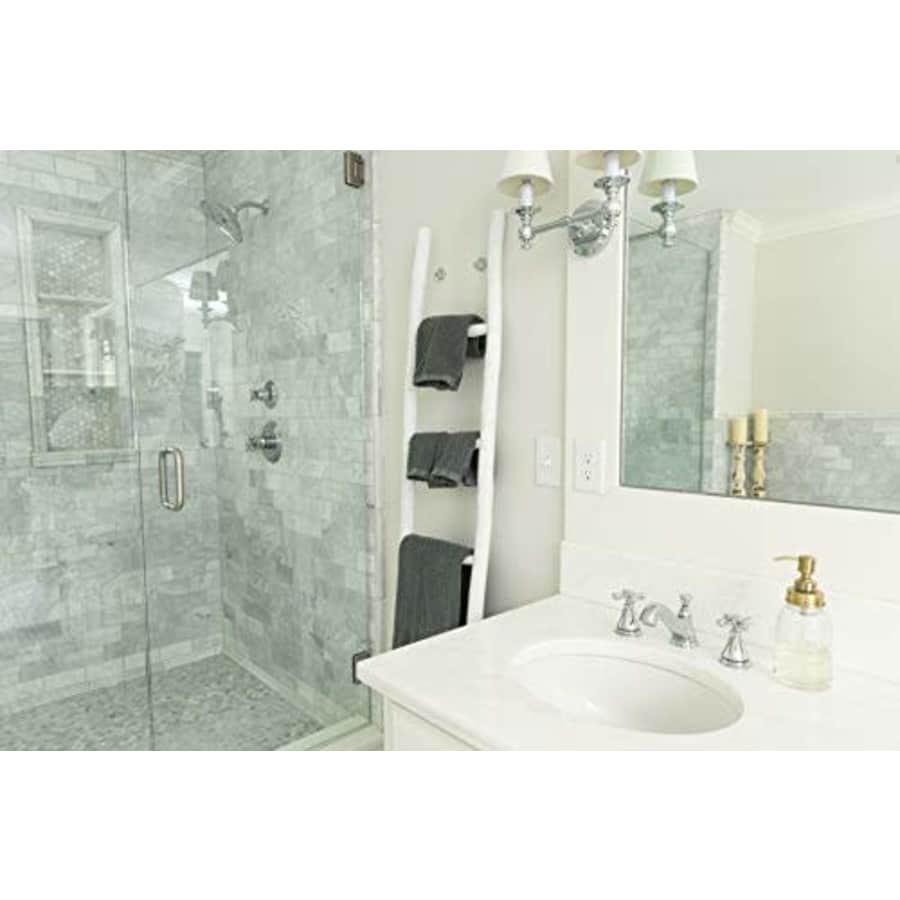 Creative Co-op DA1901 Decorative Painter Wood Blanket Ladder, White for $43