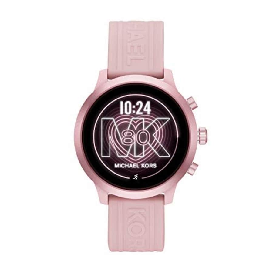 Michael Kors Access Women's MKGO Touchscreen Aluminum and Silicone Smartwatch, Blush/Pink-MKT5070 for $167