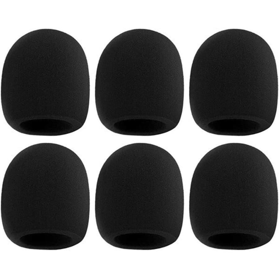 Moukey Foam Microphone Covers 6-Pack for $4
