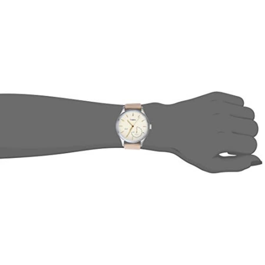 Timex Women's TWG013500 IQ+ Move Activity Tracker Tan Leather Strap Smartwatch Set With Extra Teal for $71