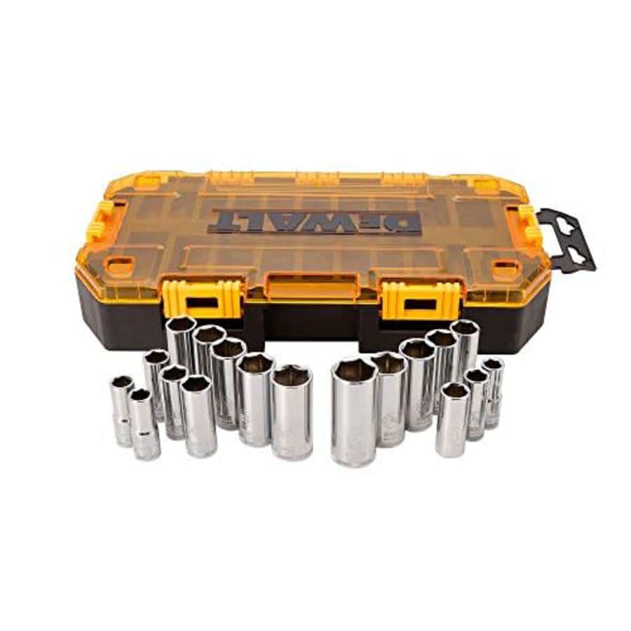 Dewalt 20-Piece 3/8" Drive Deep Combination Socket Set for $47 Dewalt 20-Piece 3/8" Drive Deep Combination Socket Set for $47