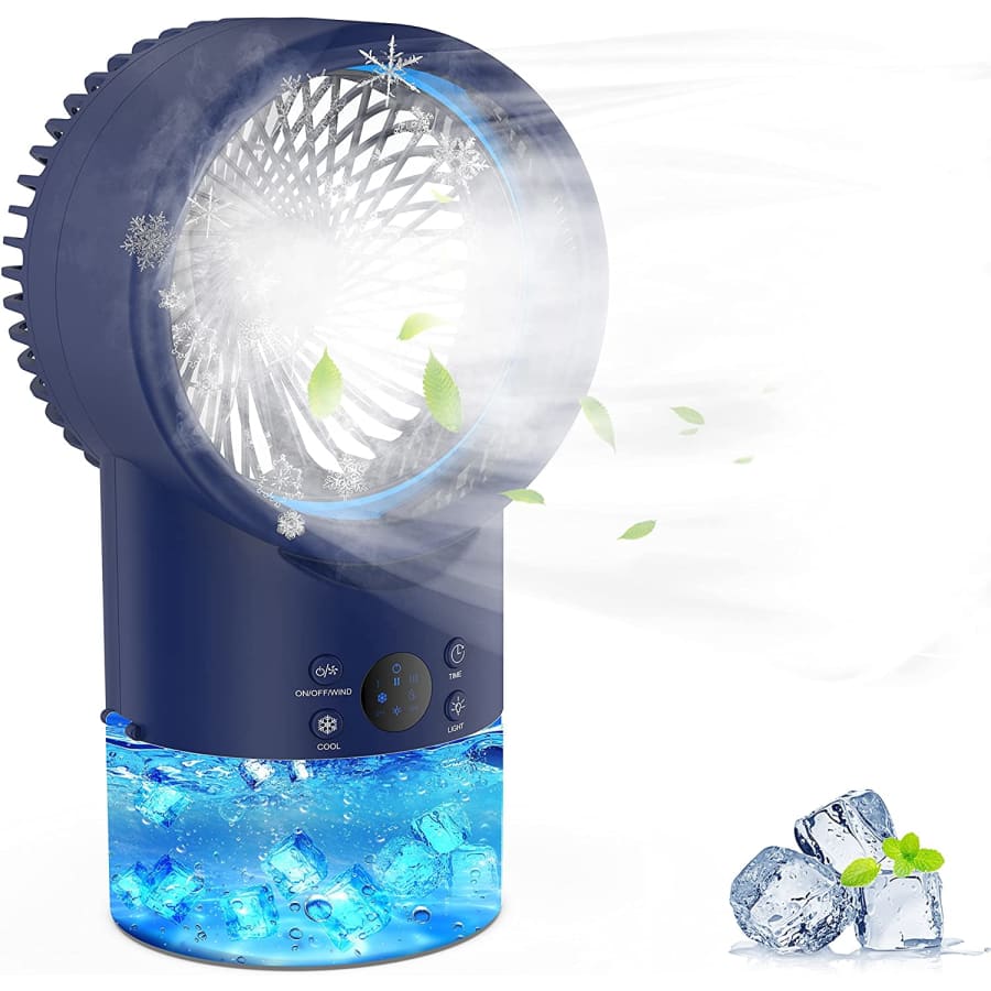 EEIEER Personal Misting Air Conditioner Fan for $28 EEIEER Personal Misting Air Conditioner Fan for $28
