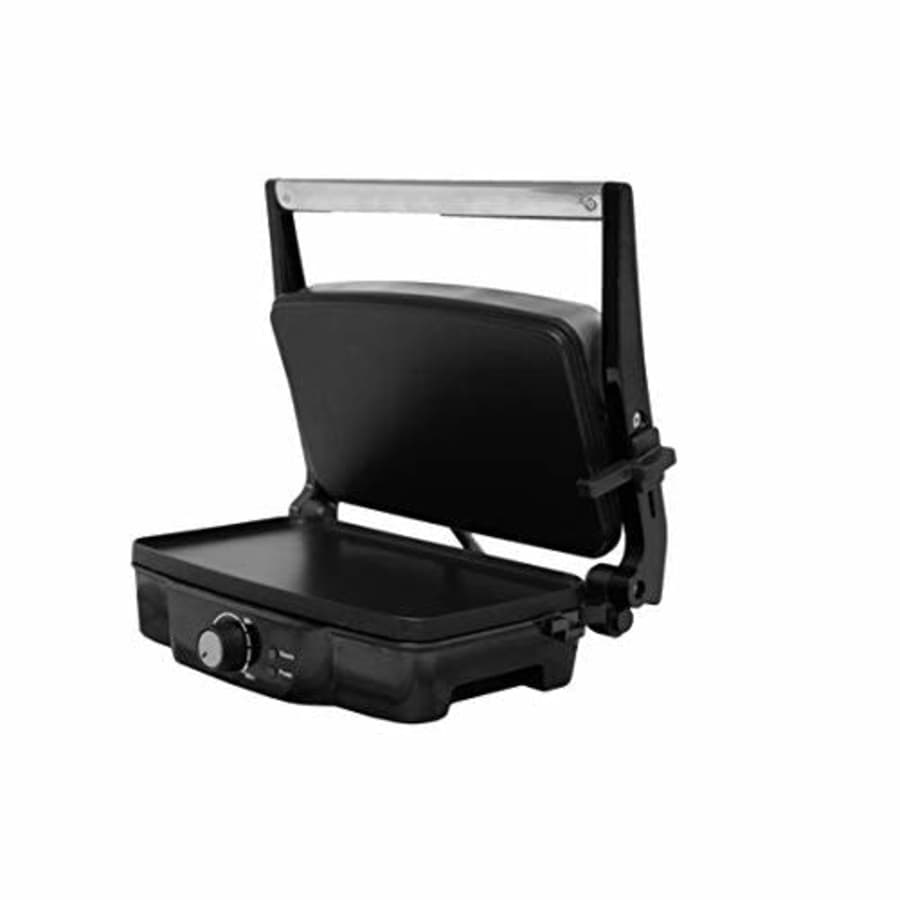 IMUSA USA GAU-80350 Stainless Steel Panini Press, Large, Silver for $39