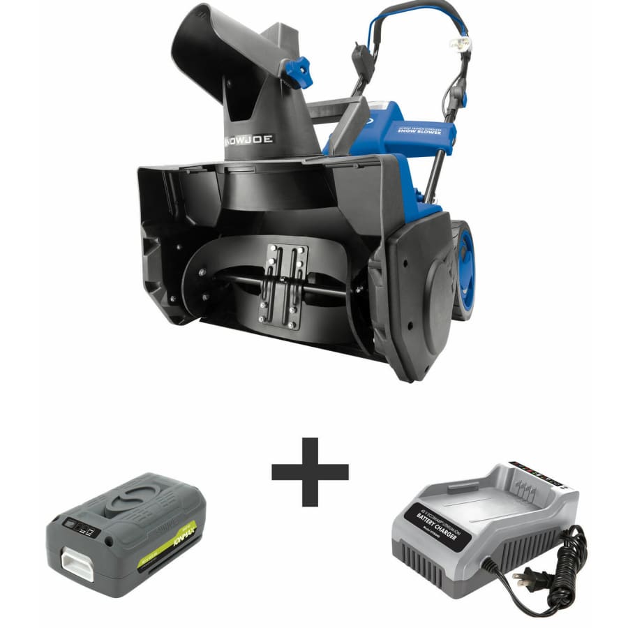 Snow Joe Ion Pro 40V Cordless 18" Snow Blower w/ 5Ah Battery for $143