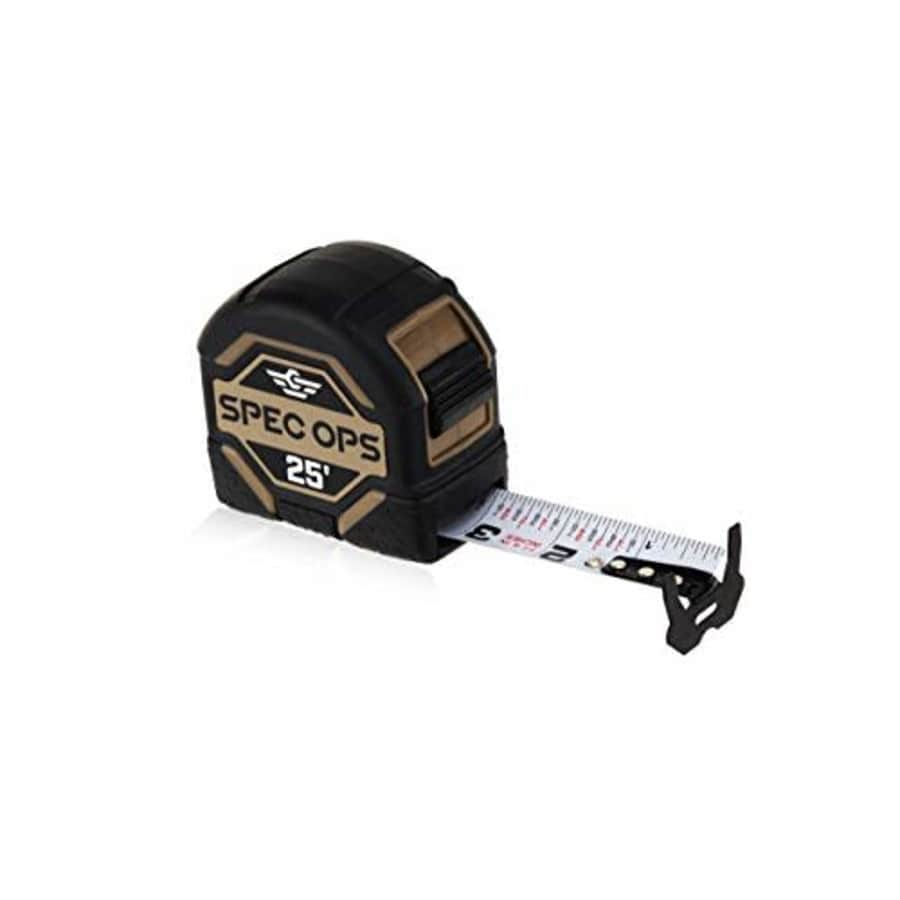 Spec Ops - SPEC-TM25 Tools 25-Foot Tape Measure, 1 1/4" Double-Sided Blade, Military-Grade for $21 Spec Ops - SPEC-TM25 Tools 25-Foot Tape Measure, 1 1/4" Double-Sided Blade, Military-Grade for $21