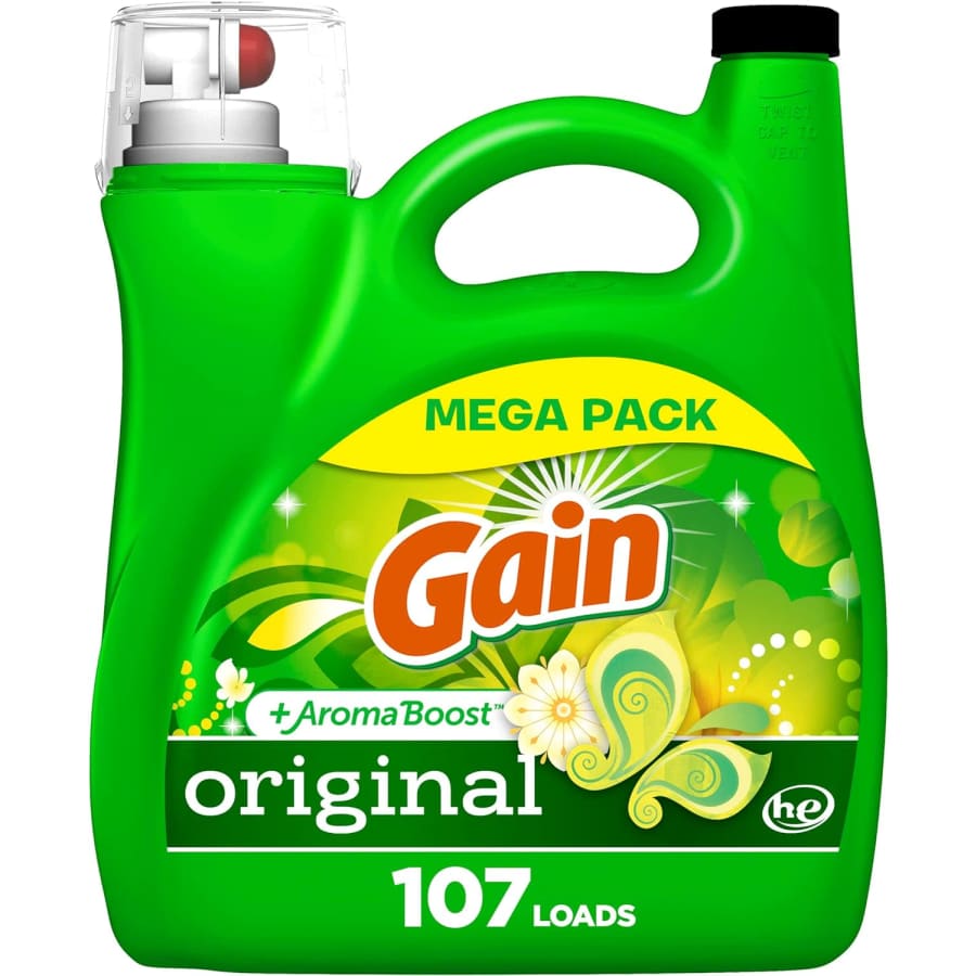 Gain + Aroma Boost 154-oz. Liquid Laundry Detergent Mega Pack for $12 via Sub & Save + $2.40 Amazon Credit
