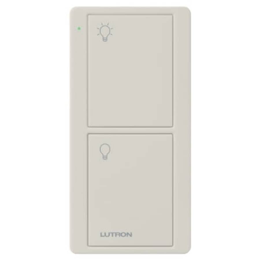 Lutron On/Off Switching Pico Remote for Caseta Smart Home Switch | PJ2-2B-GLA-L01 | Light Almond for $42