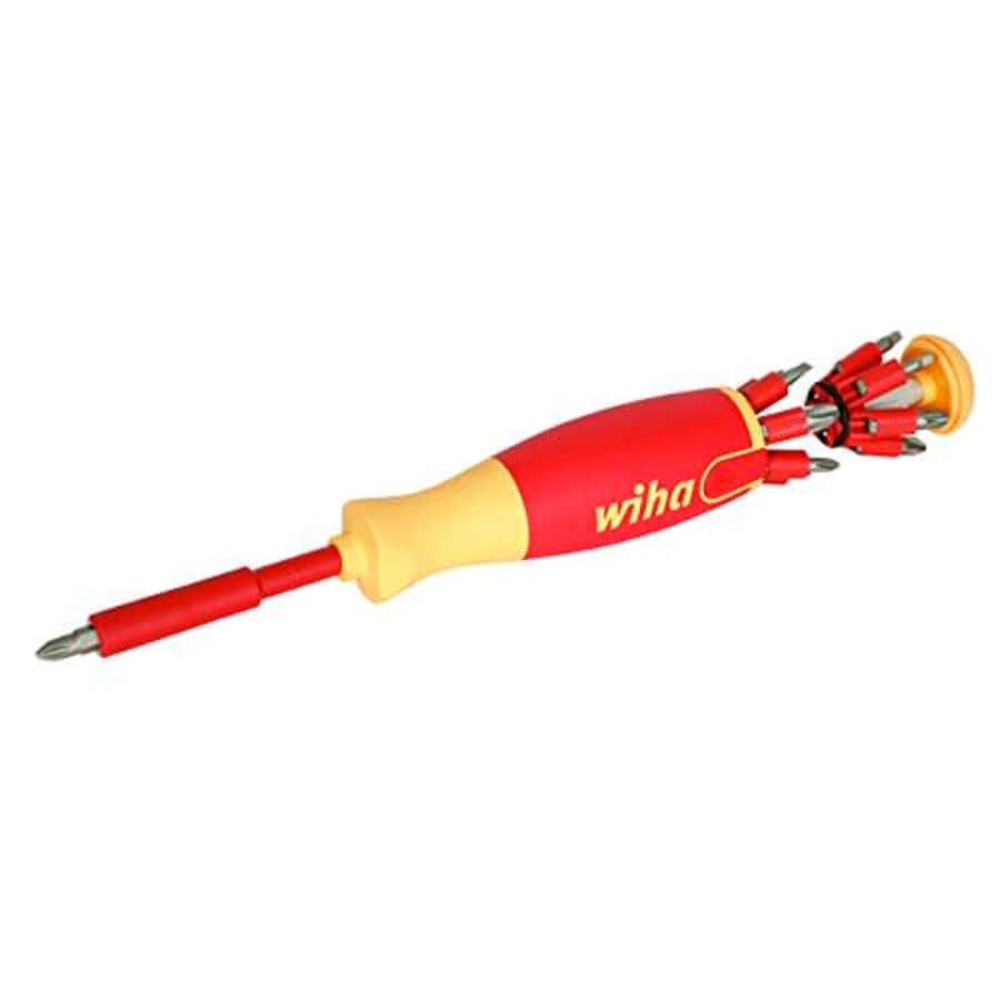Wiha Tools Wiha 38050 Insulated Pop-Up Insert Bit Holder Screwdriver - SL/PH/SQ/PZ for $35