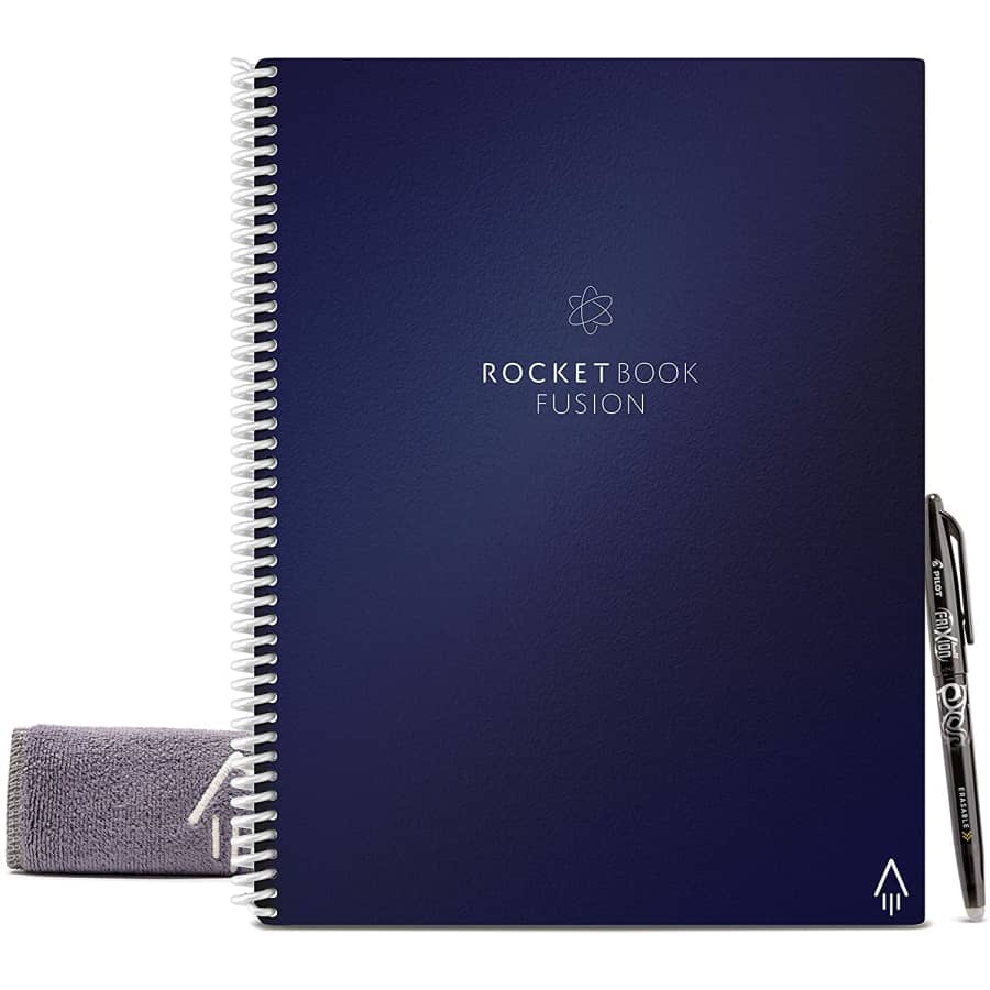 Rocketbook Fusion Smart Reusable Notebook for $30