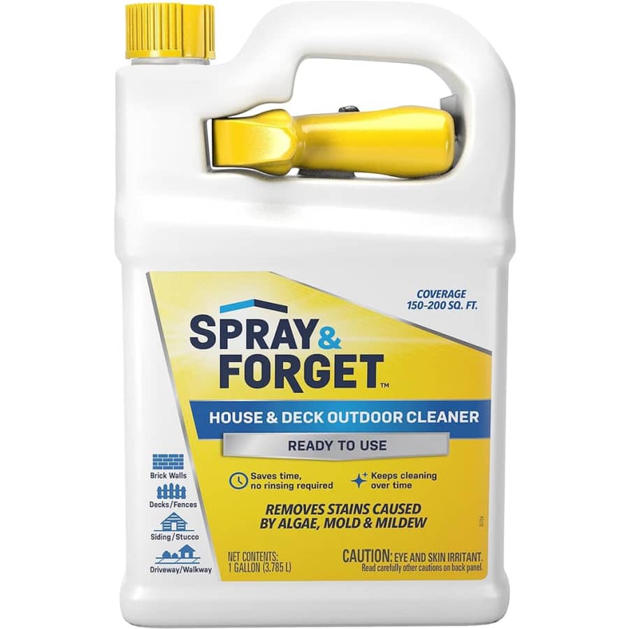 Spray & Forget Ready-to-Use House & Deck Outdoor Cleaner 1-Gallon Bottle: $16