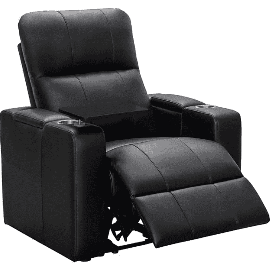 Abbyson Living Travis Power Theater Recliner w/ Table for $299 for members Abbyson Living Travis Power Theater Recliner w/ Table for $299 for members