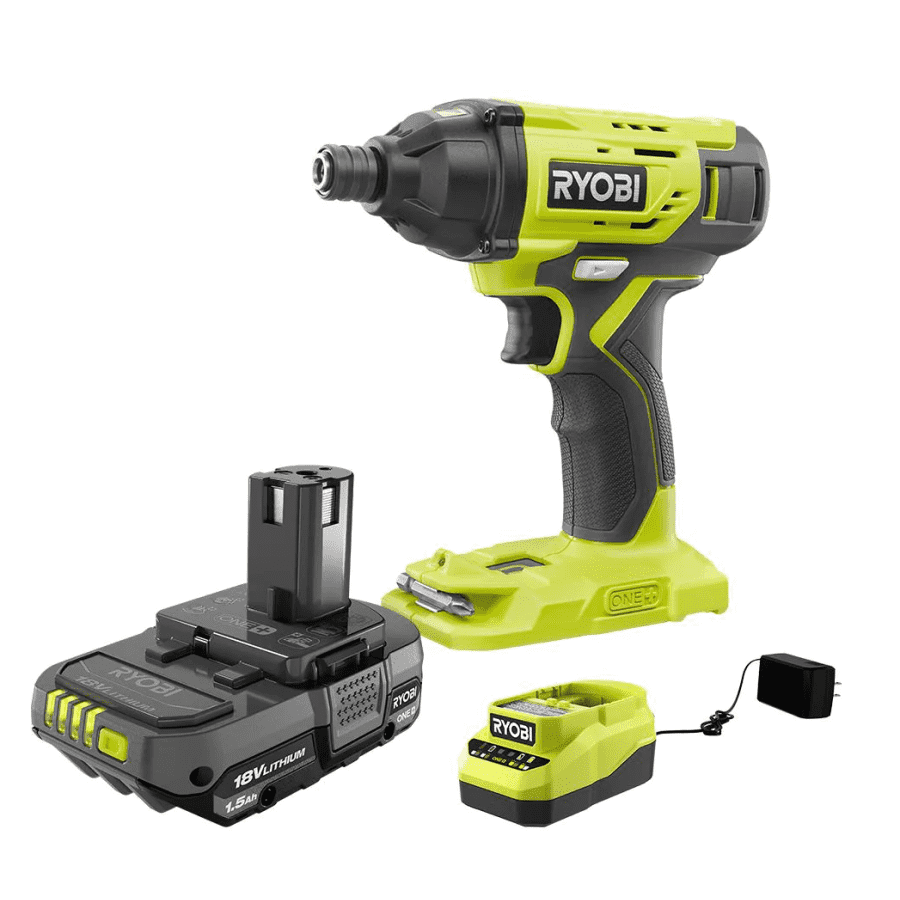 Ryobi ONE+ 18V 1/4"" Cordless Impact Driver Kit w/ Battery and Charger for $39 Ryobi ONE+ 18V 1/4"" Cordless Impact Driver Kit w/ Battery and Charger for $39