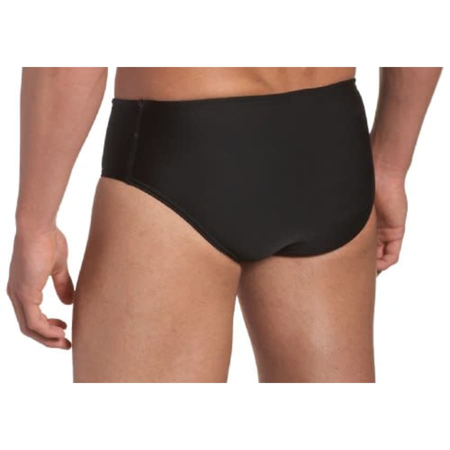 Speedo Men's Swimsuit Brief Endurance+ Solid Adult, Black, 40 for $66
