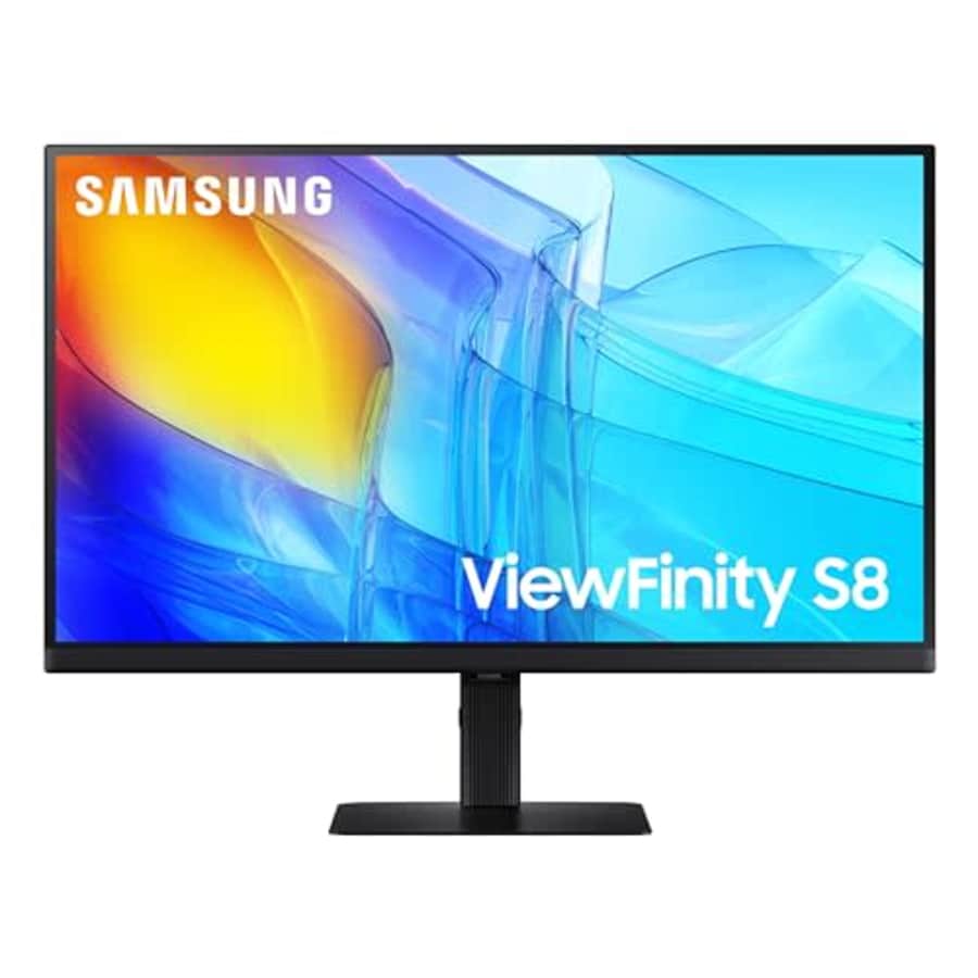 SAMSUNG 27" ViewFinity S8 (S80D) Series 4K UHD High Resolution Computer Monitor, HDR10, Multiple for $350