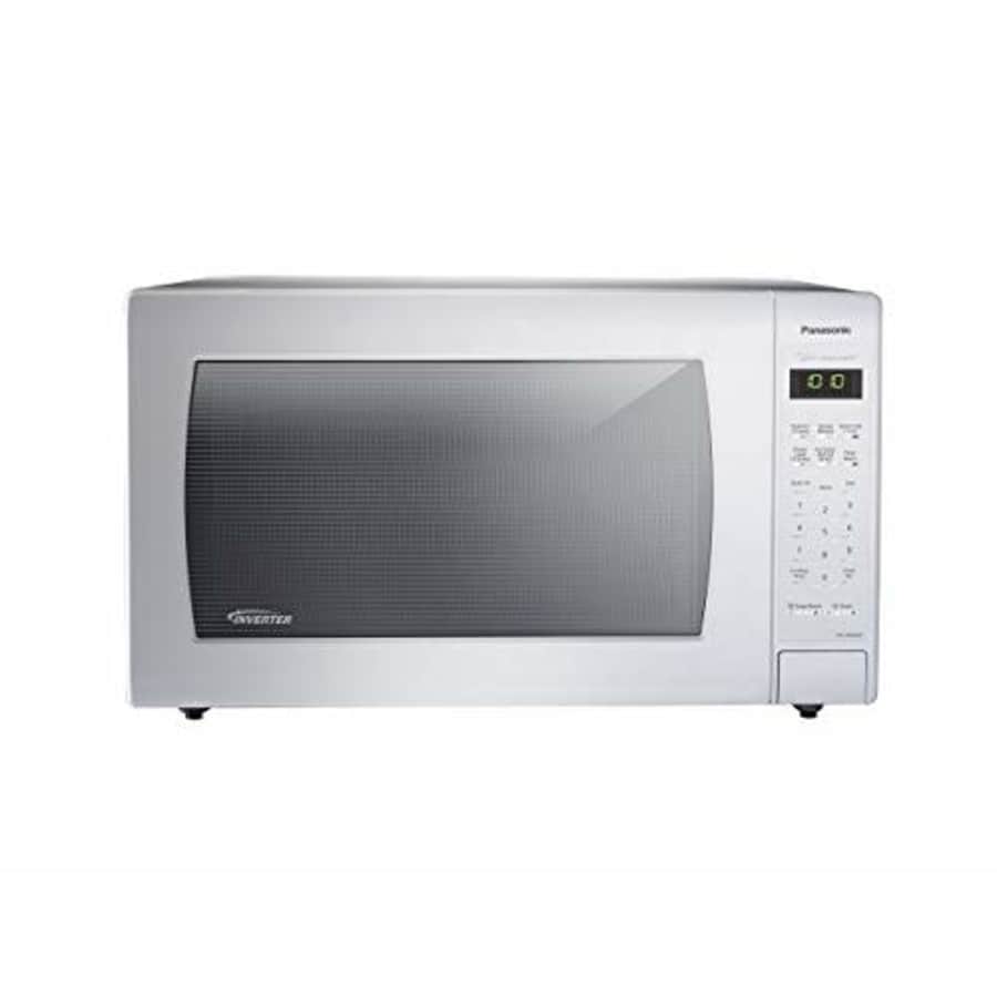 Panasonic NN-SN936W Countertop Microwave with Inverter Technology, 2.2 cu. ft., 1250W, White for $221
