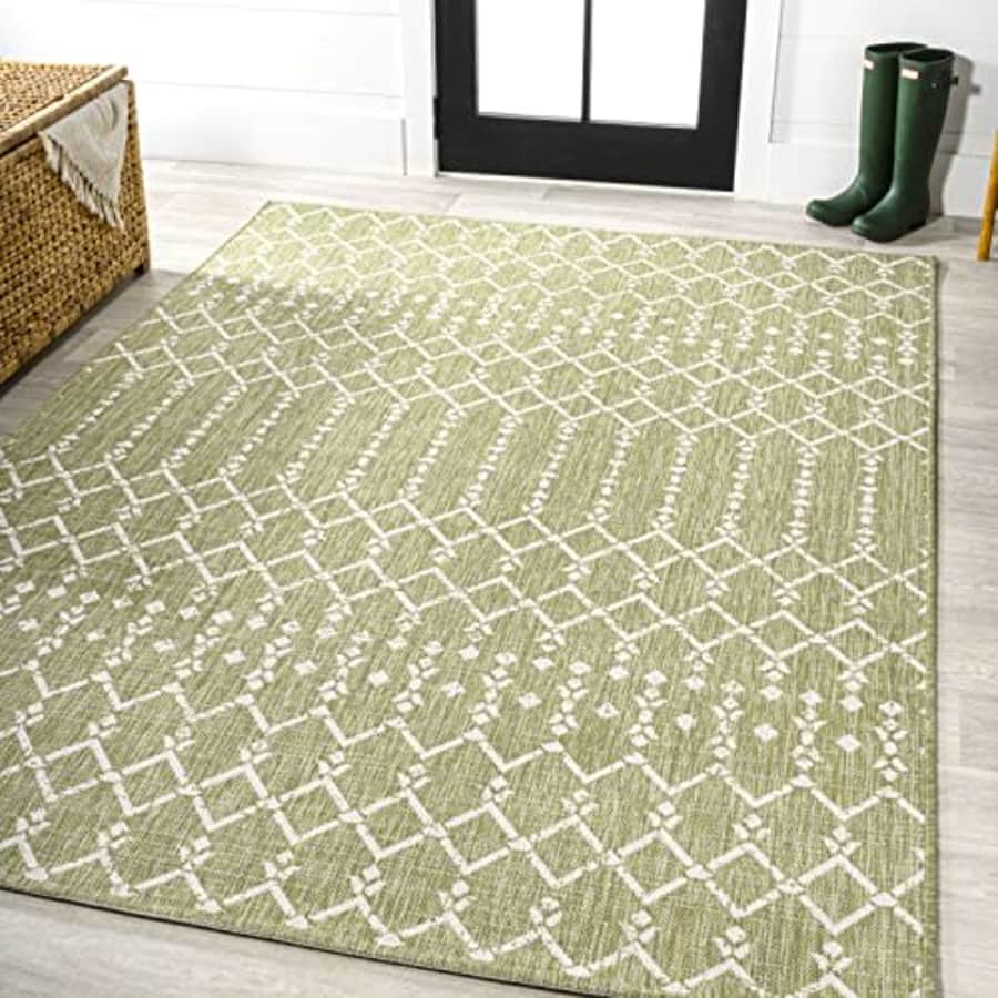 JONATHAN Y SMB108N-5 Ourika Moroccan Geometric Textured Weave Indoor Outdoor Area Rug, for $80 JONATHAN Y SMB108N-5 Ourika Moroccan Geometric Textured Weave Indoor Outdoor Area Rug, for $80
