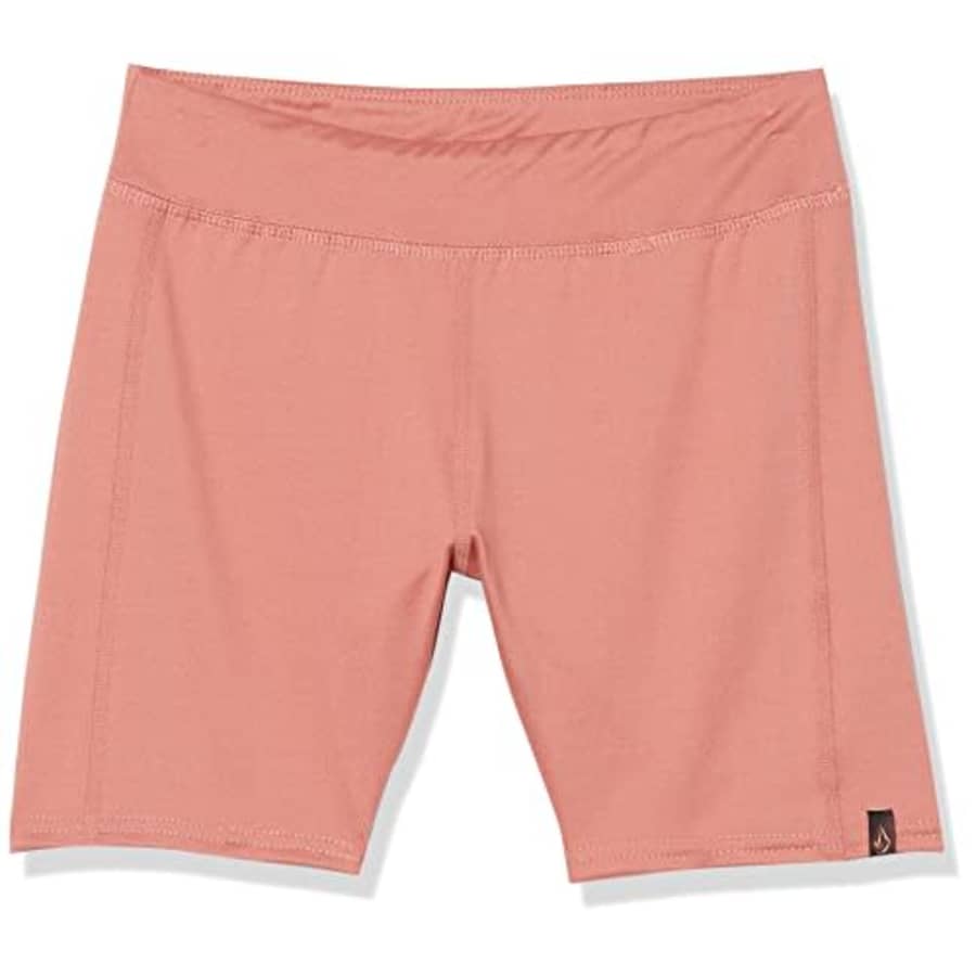 Volcom Girls' Lived in Lounge Bike Short, Sepia, Medium for $9
