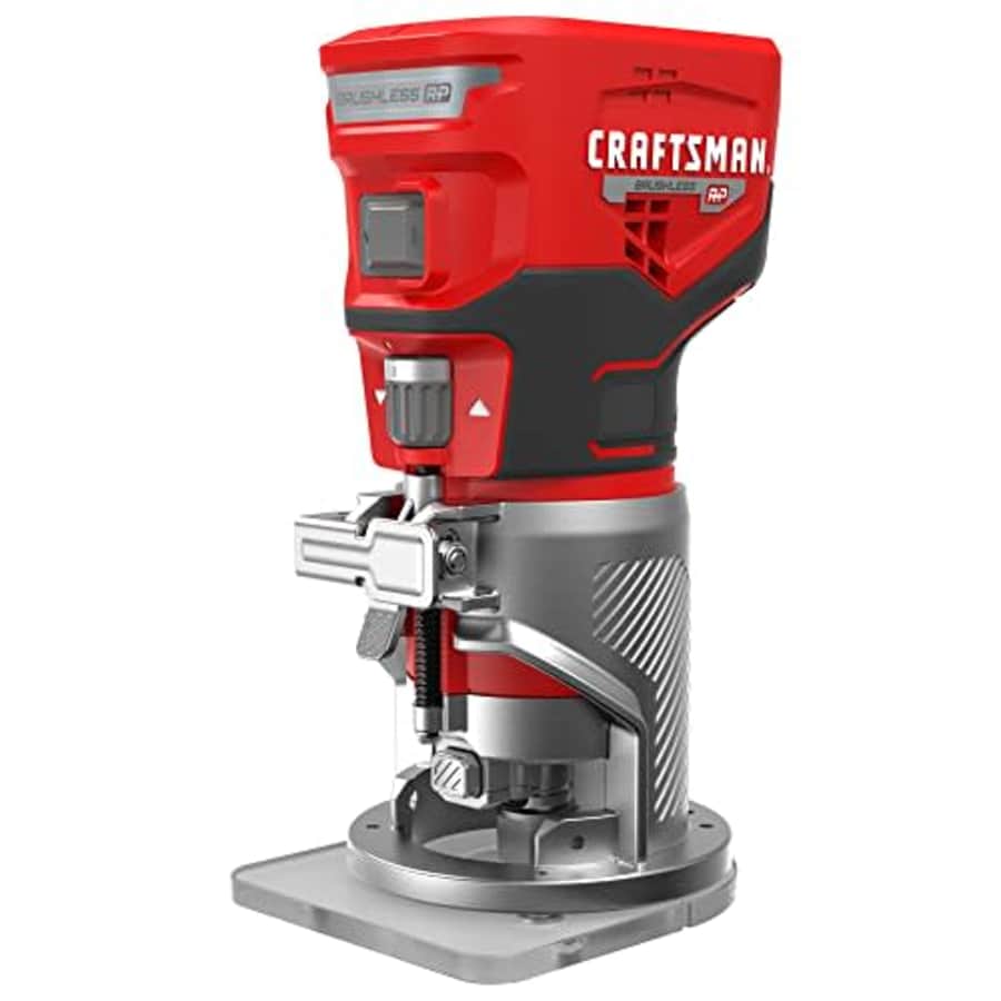 CRAFTSMAN V20 Router Tool, Cordless, Variable Speed, Plunge Router with Depth Adjustment, Bare Tool for $78 CRAFTSMAN V20 Router Tool, Cordless, Variable Speed, Plunge Router with Depth Adjustment, Bare Tool for $78