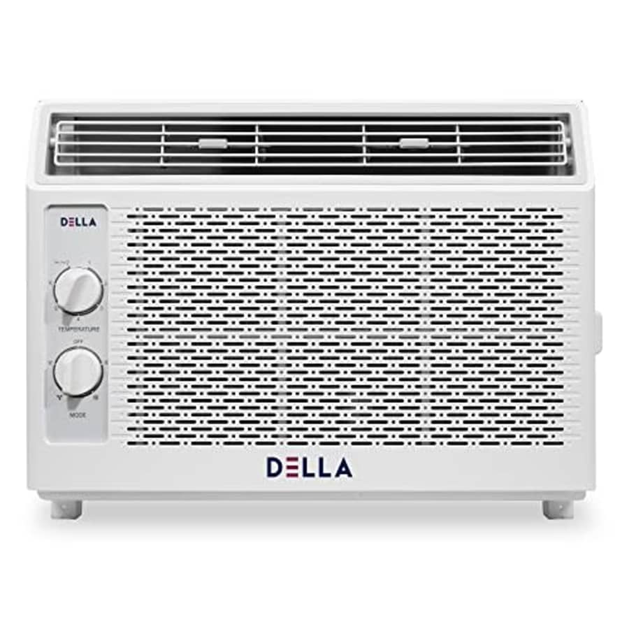 DELLA 5000 BTU 115V/60Hz Window Air Conditioner, Whisper Quiet AC Unit with Easy to Use Mechanical for $148 DELLA 5000 BTU 115V/60Hz Window Air Conditioner, Whisper Quiet AC Unit with Easy to Use Mechanical for $148