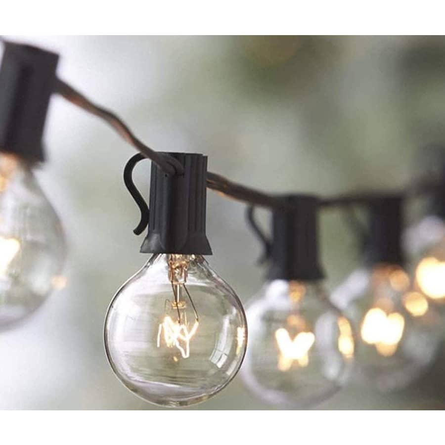 Lemontec 25-Foot Patio String Light 2-Pack for $22