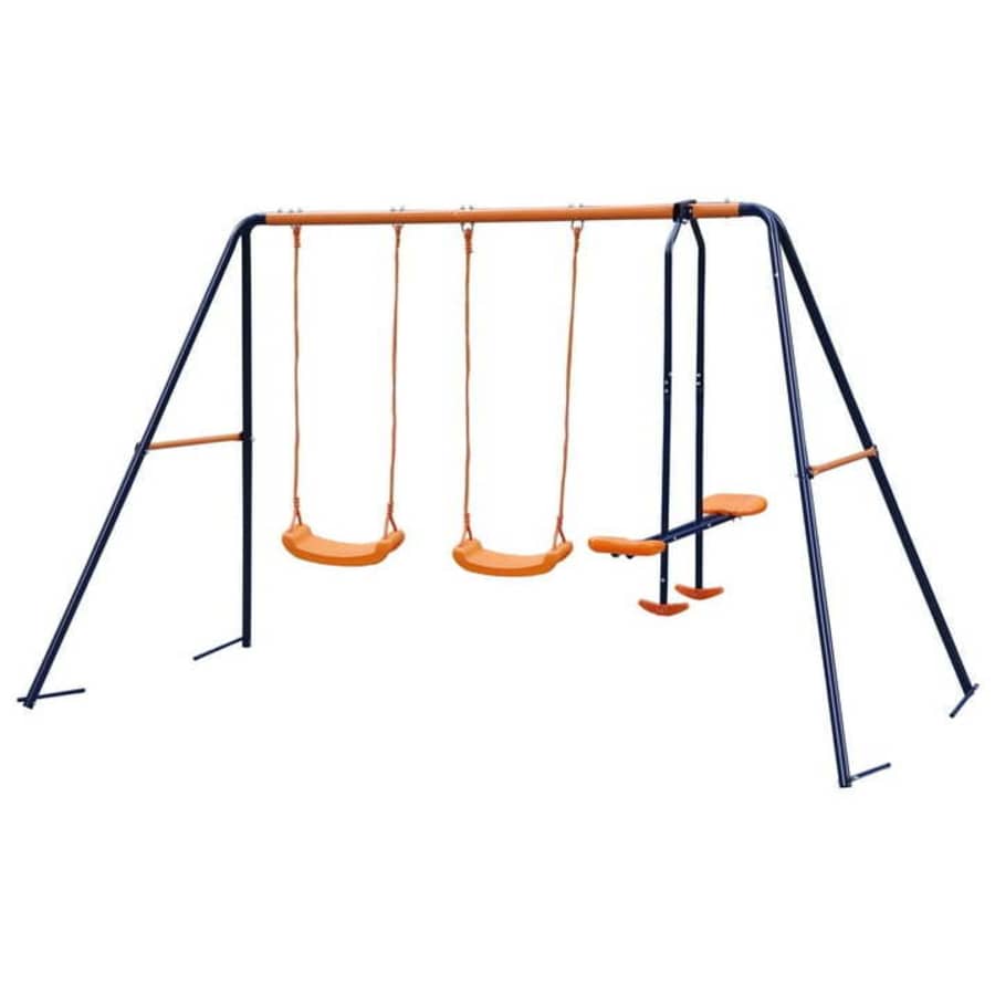 ZenSports Outdoor Double Swing Set for $89 ZenSports Outdoor Double Swing Set for $89