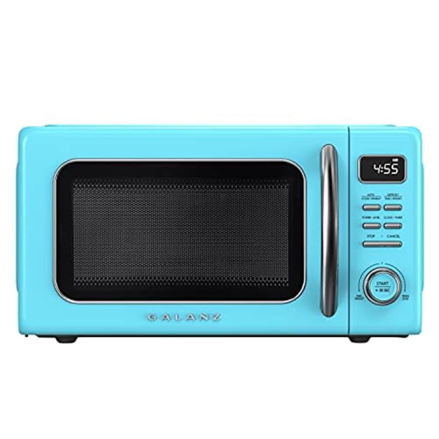 Galanz GLCMKZ11BER10 Retro Countertop Microwave Oven with Auto Cook & Reheat, Defrost, Quick Start for $121 Galanz GLCMKZ11BER10 Retro Countertop Microwave Oven with Auto Cook & Reheat, Defrost, Quick Start for $121