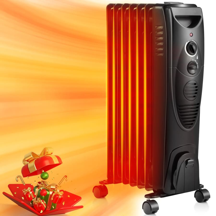 Zafro 1,500W Oil Filled Radiator Heater for $30 Zafro 1,500W Oil Filled Radiator Heater for $30