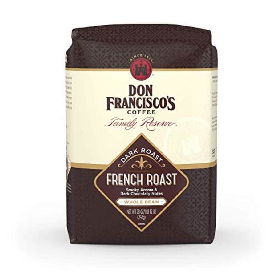 Don Francisco's French Dark Roast Whole Bean Coffee, French Roast Whole Bean, 28 Oz for $18