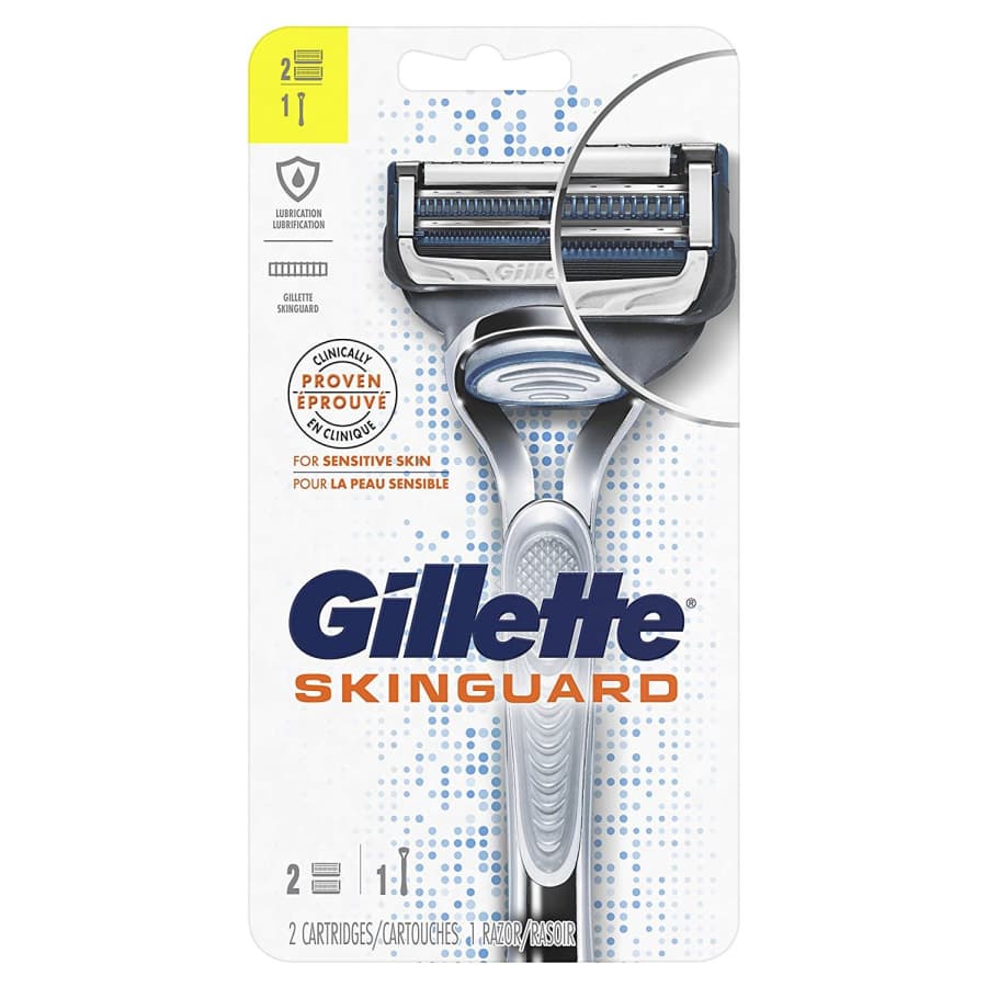 Gillette SkinGuard Razor w/ Two Refills for $13