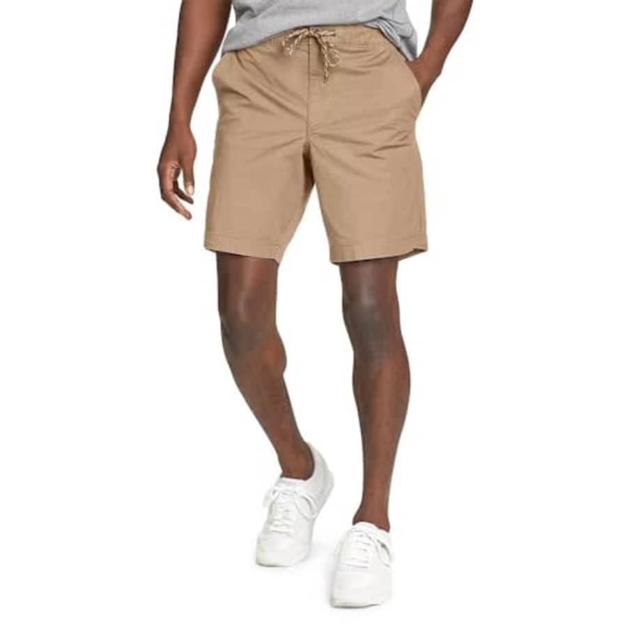 Eddie Bauer Men's Top Out Ripstop Shorts, Flax, Medium for $27